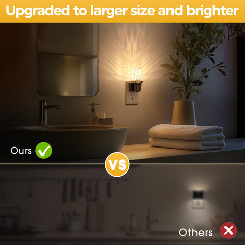 L LOHAS LED warm 3000K glow creates a welcoming nighttime atmosphere