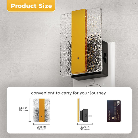 L LOHAS LED wide-application night light: perfect for bedrooms, hallways, bathrooms, and stairs.