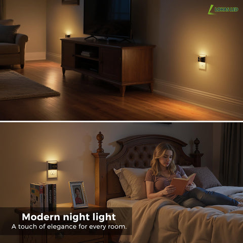 L LOHAS LED night light suitable for bedrooms, hallways and more
