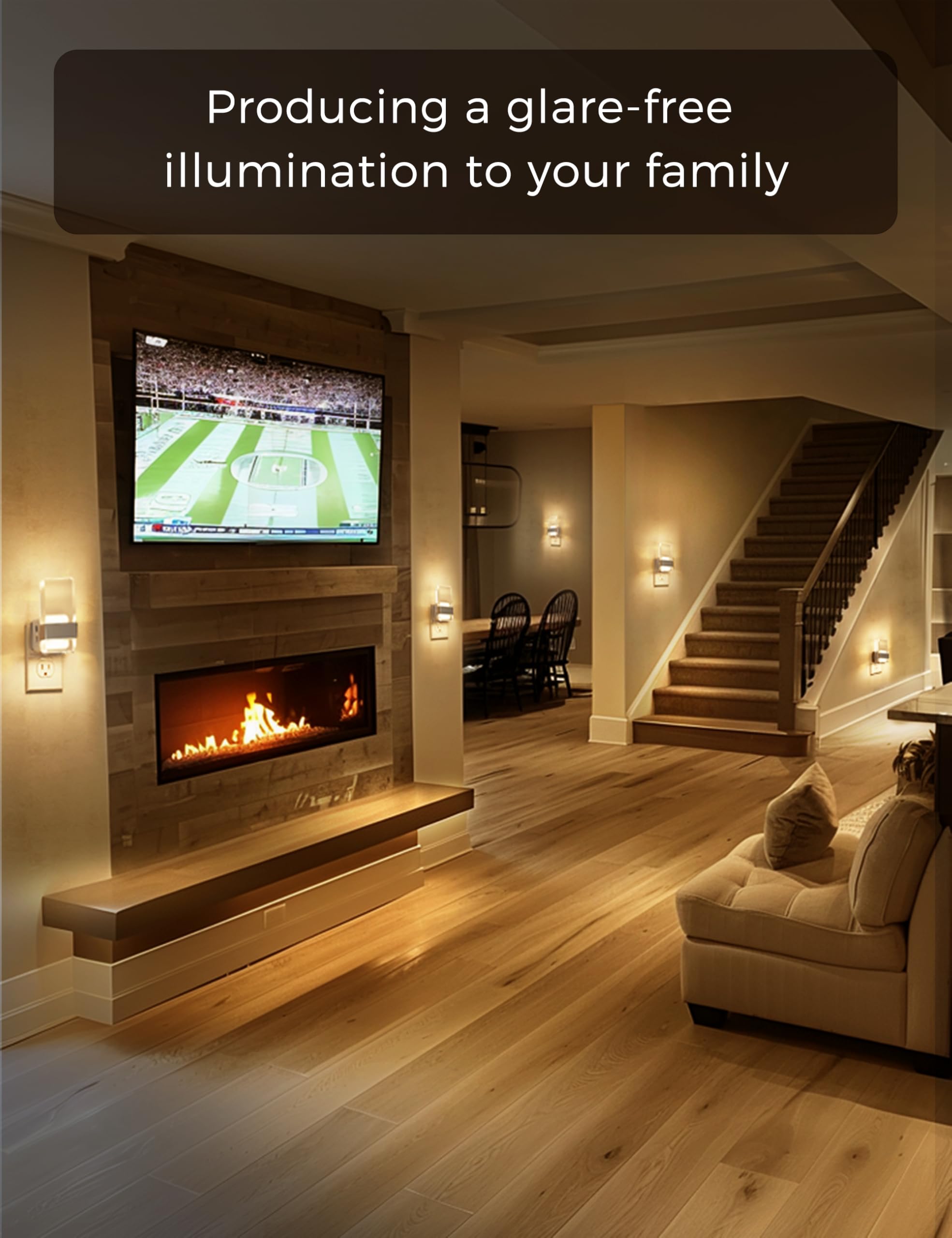 L LOHAS LED versatile night light suitable for bedrooms, hallways, kitchens