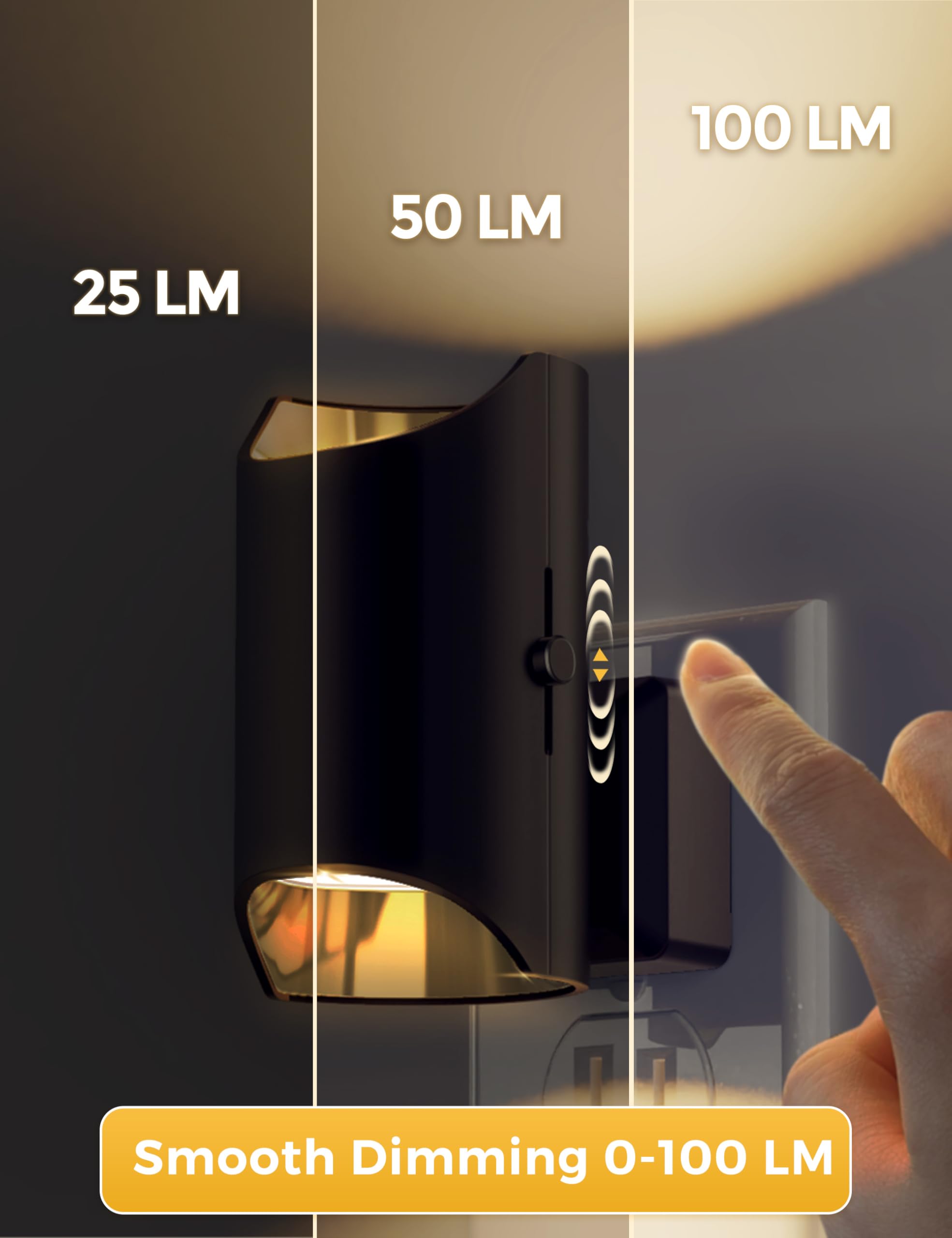 L LOHAS LED plug-in night light delivers soft white 3000K glow