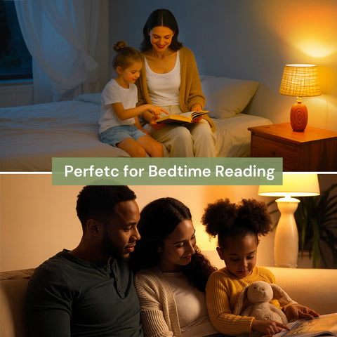 L LOHAS LED amber bulb in living room offers inviting, warm illumination