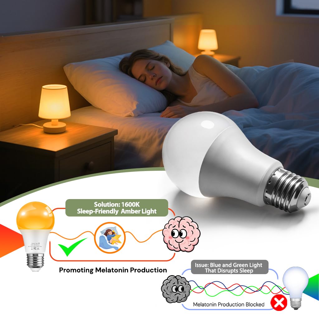 L LOHAS LED amber light in nursery fosters calm bedtime routines