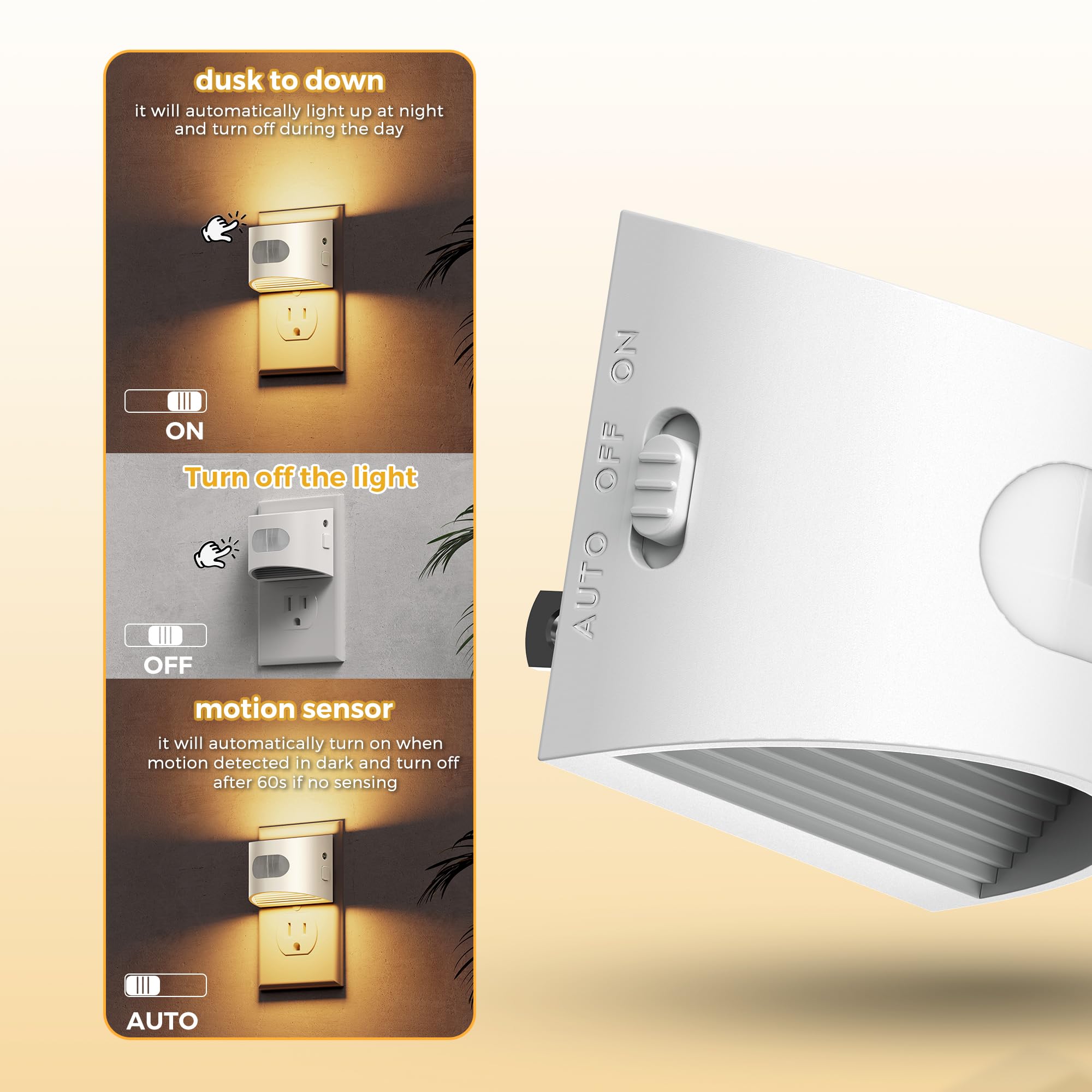 L LOHAS LED 3000K soft white lighting provides glare-free illumination.