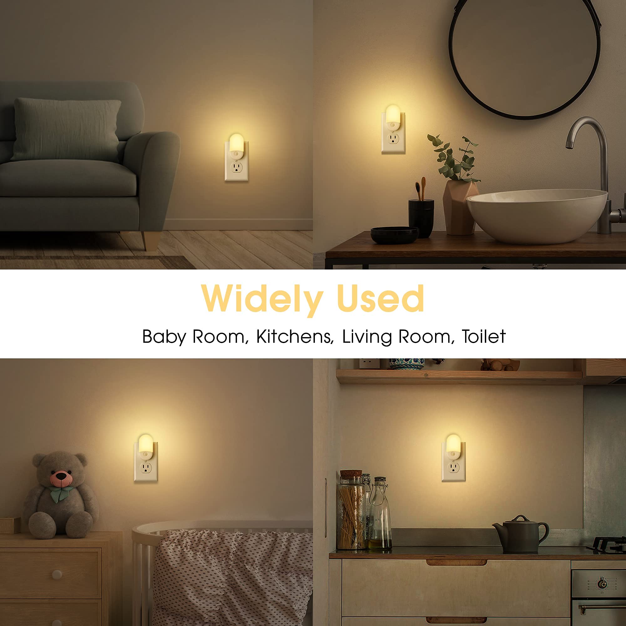 Space-saving plug-in design keeps bottom socket free for other devices