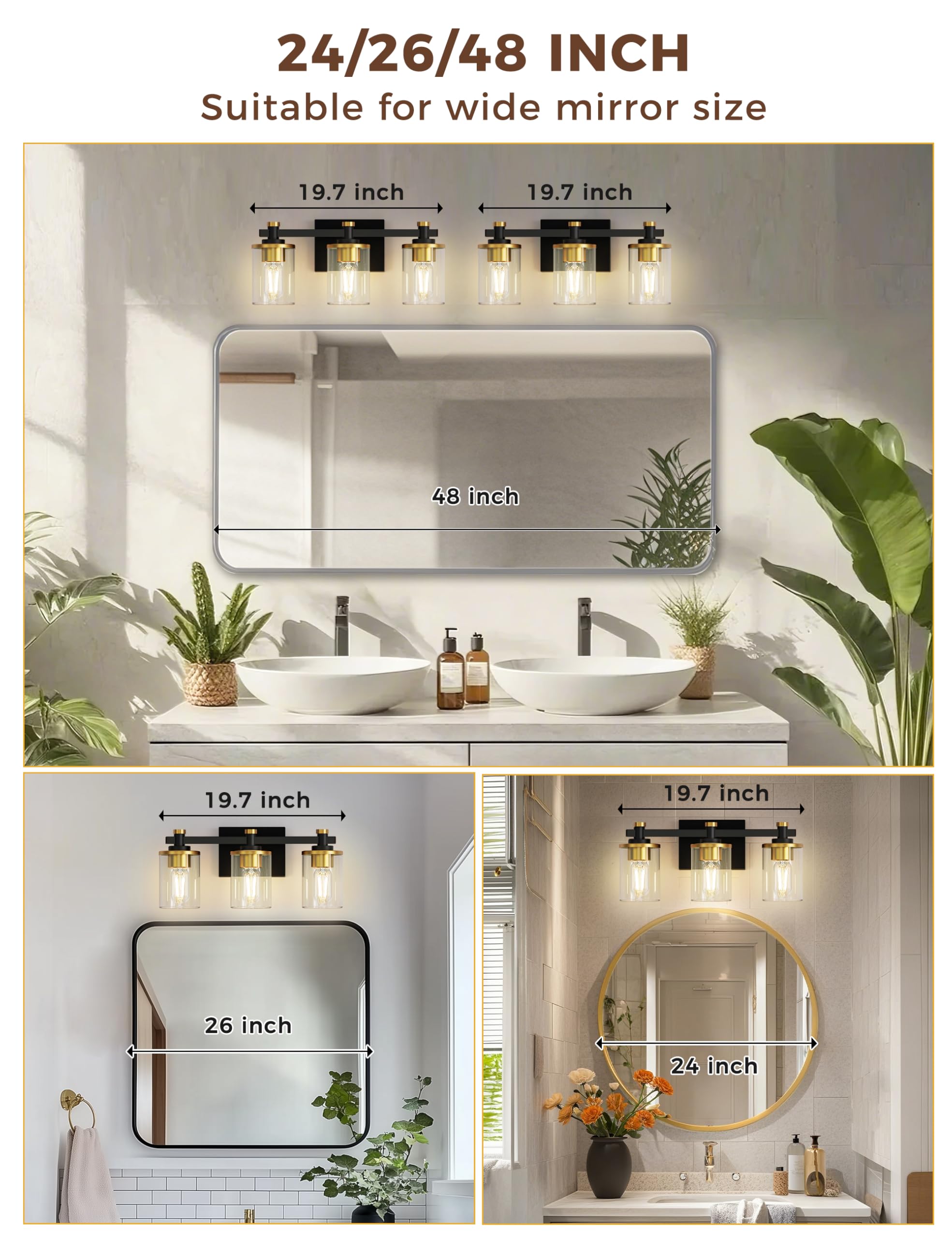 L LOHAS LED fixture is UL-certified for durability in moist spaces