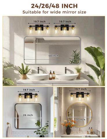 L LOHAS LED fixture is UL-certified for durability in moist spaces