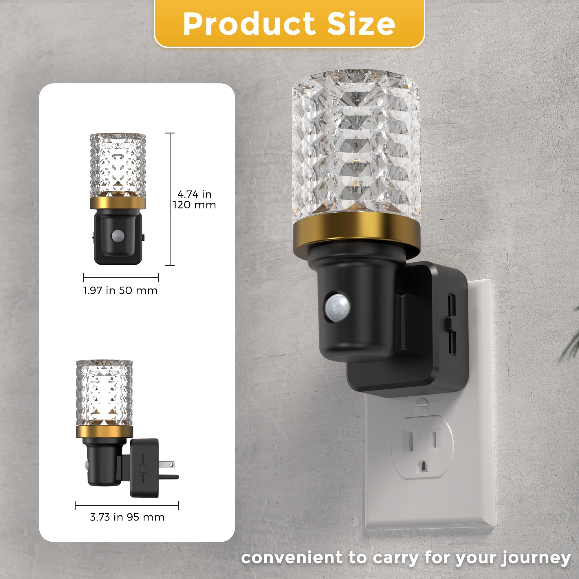 L LOHAS LED Wide Application Night Light suitable for kitchen and hallway