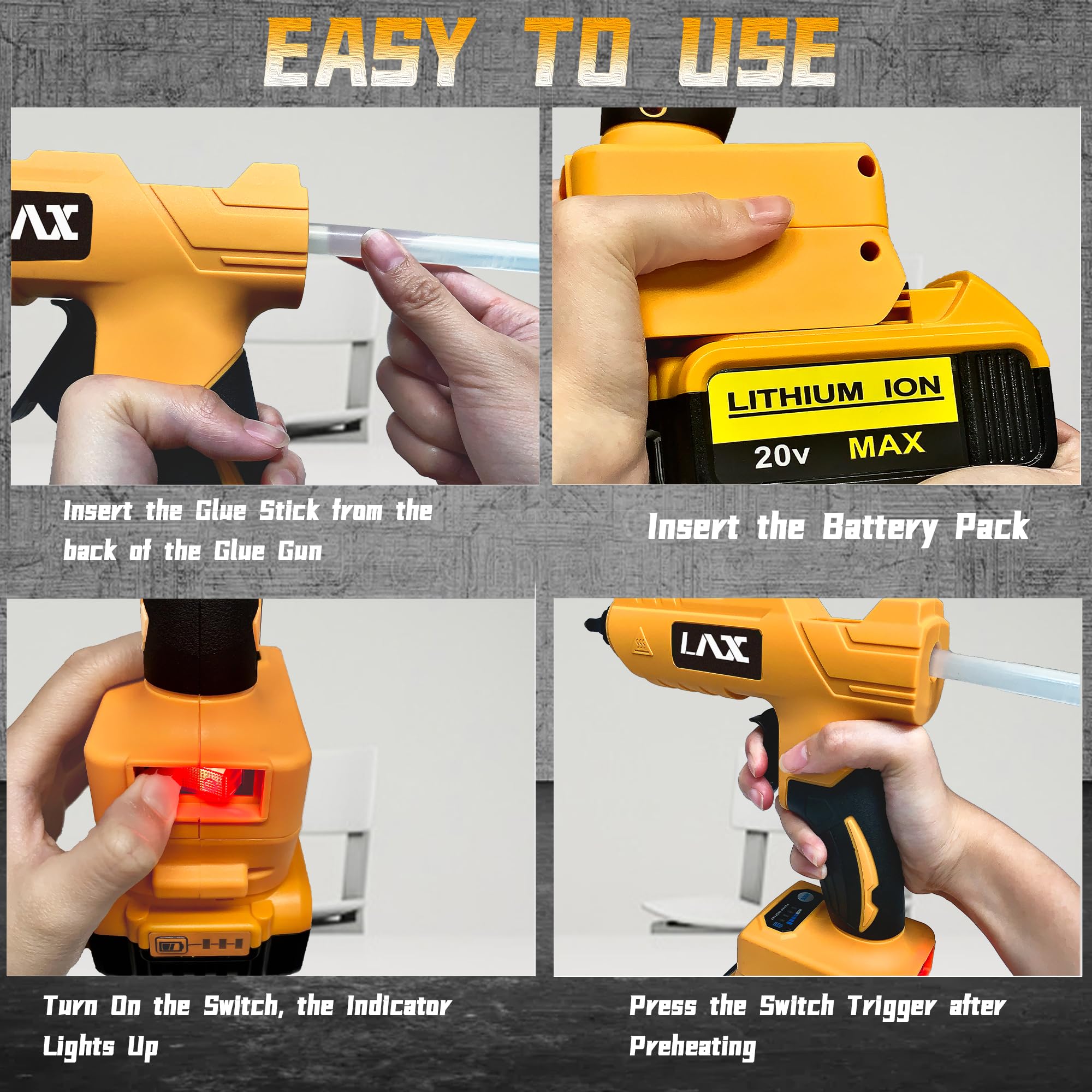 L1NXIXI includes 20 glue sticks for immediate project start