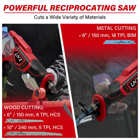 L1NXIXI ergonomic soft-grip handle minimizes fatigue during long jobs.