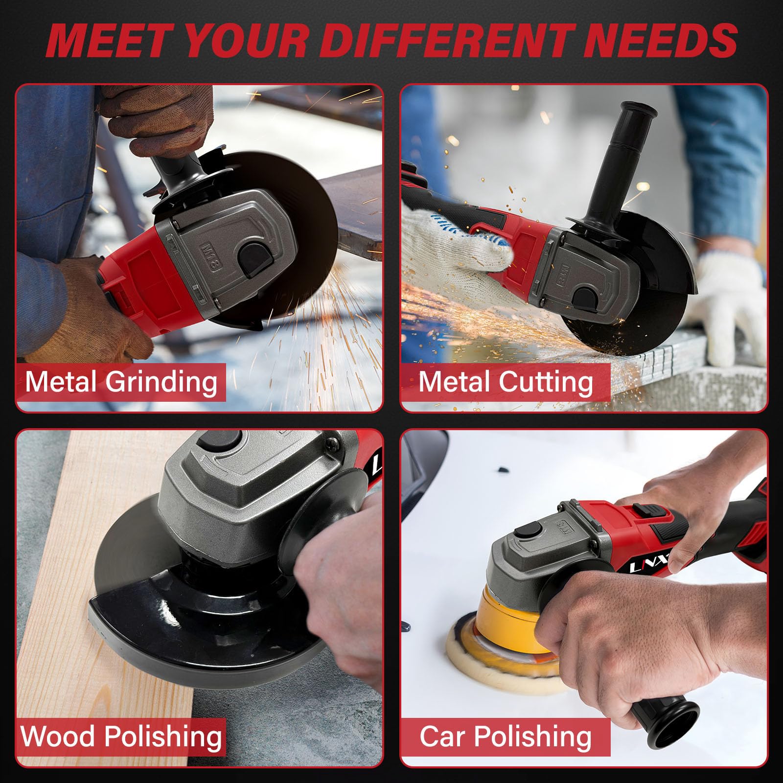 L1NXIXI ideal for cutting, grinding, and polishing metal