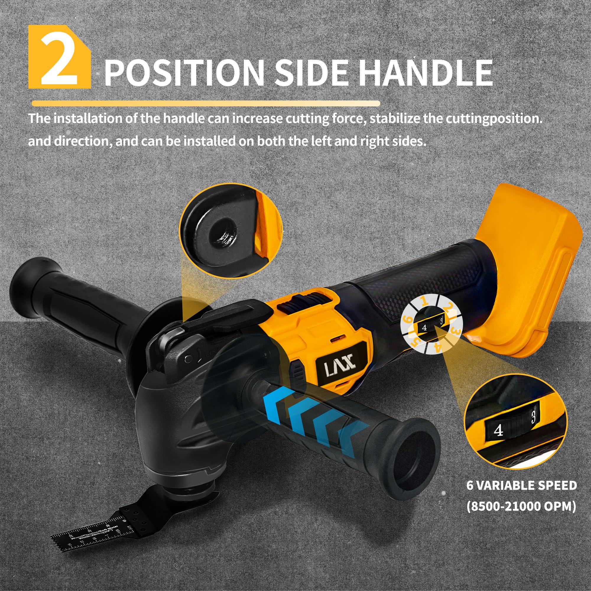 L1NXIXI wood-plastic-soft-metal-plunge-blades deliver clean cuts with minimal effort.
