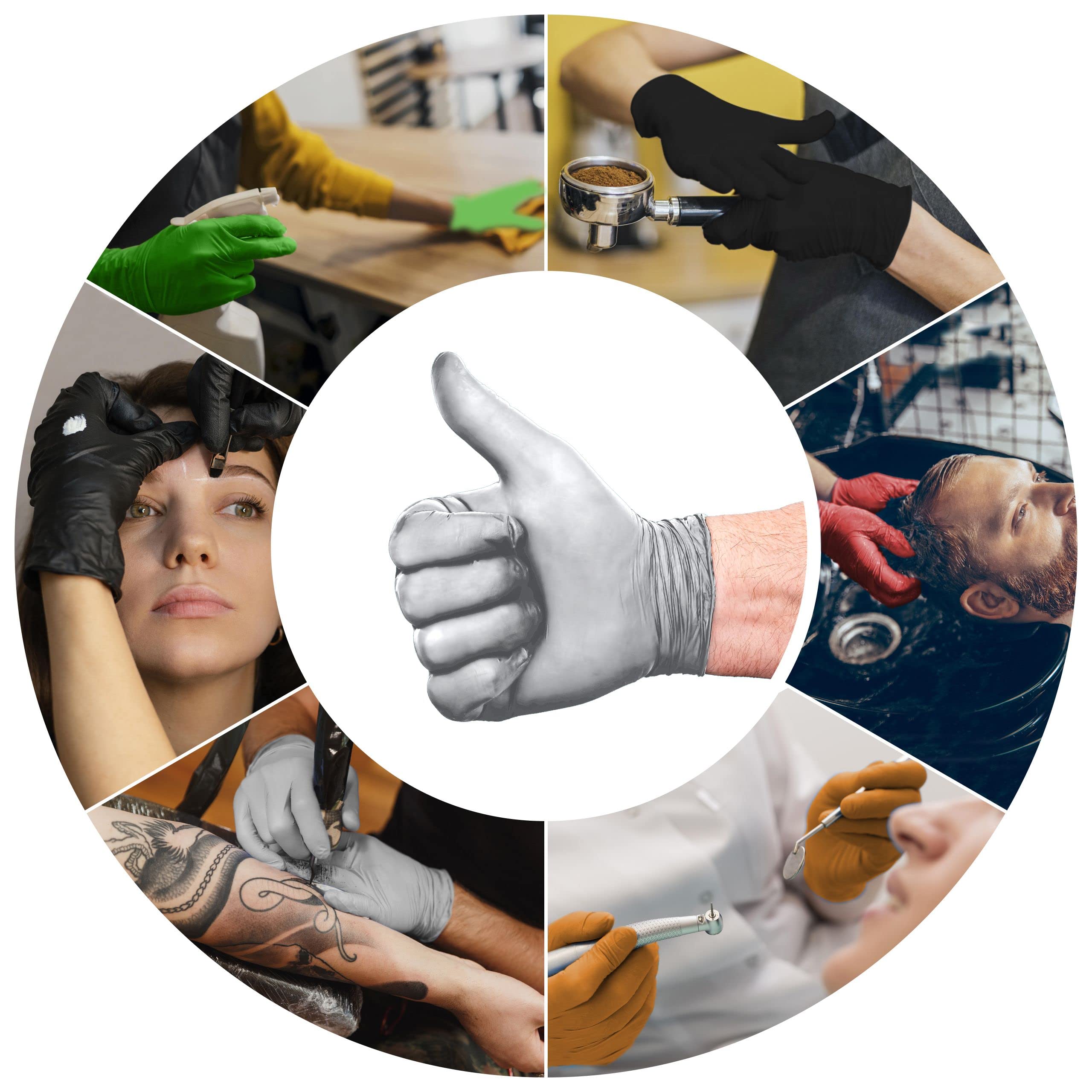 Comfort-fit L3 nitrile gloves are soft, flexible, salon-ready.