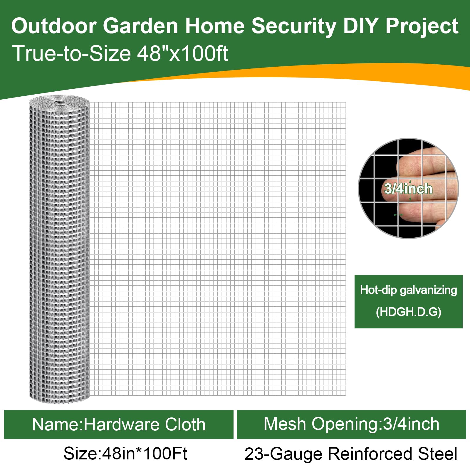 Laapee 23-gauge mesh provides durable fencing for coops and gardens