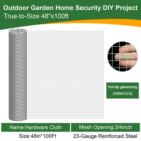 Laapee 23-gauge mesh provides durable fencing for coops and gardens