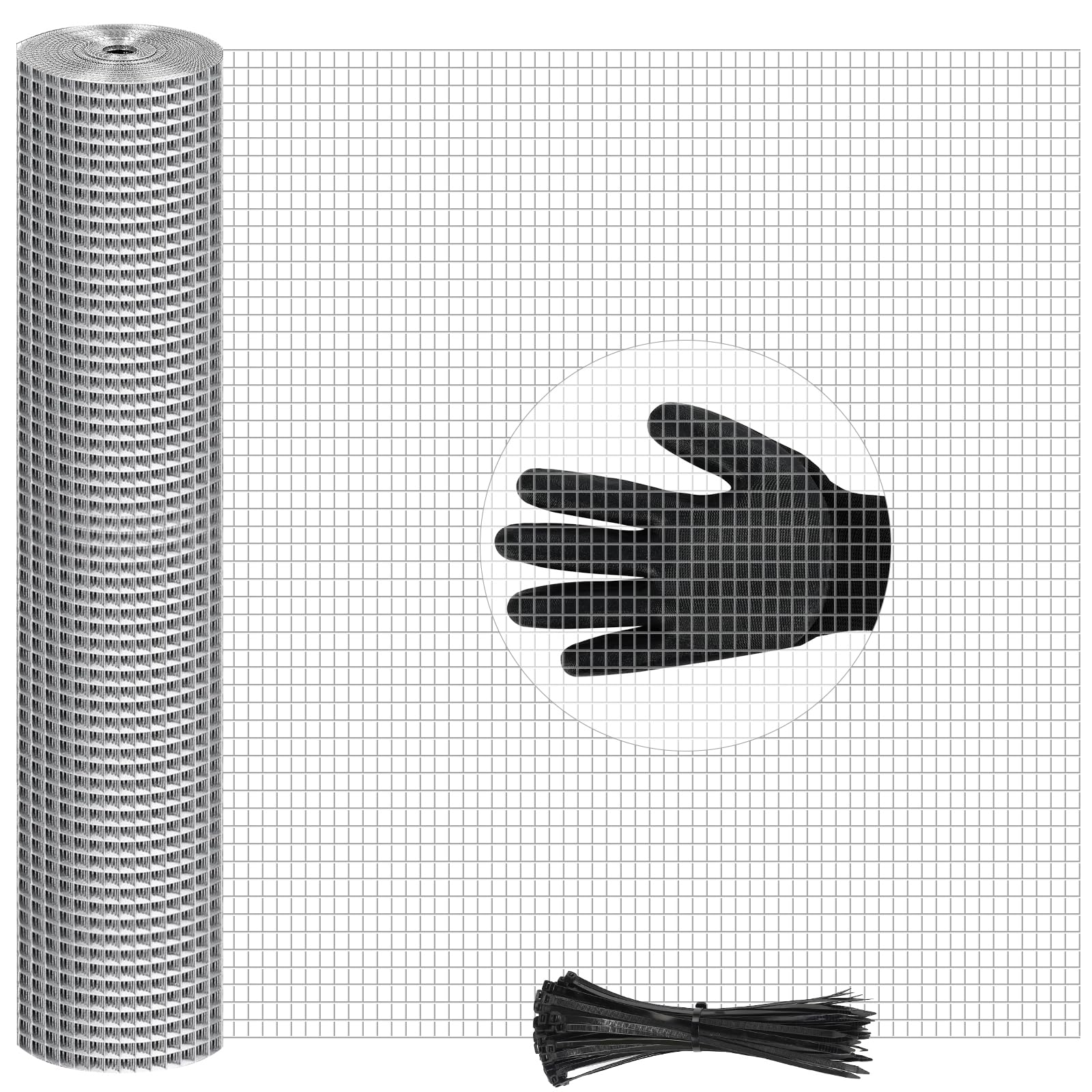Laapee hardware cloth roll 48x100ft showing sturdy 3/4x3/4 in grid for fencing