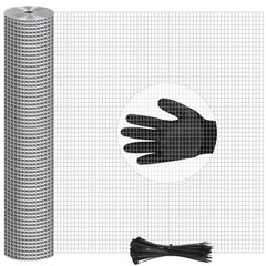 Laapee hardware cloth roll 48x100ft showing sturdy 3/4x3/4 in grid for fencing