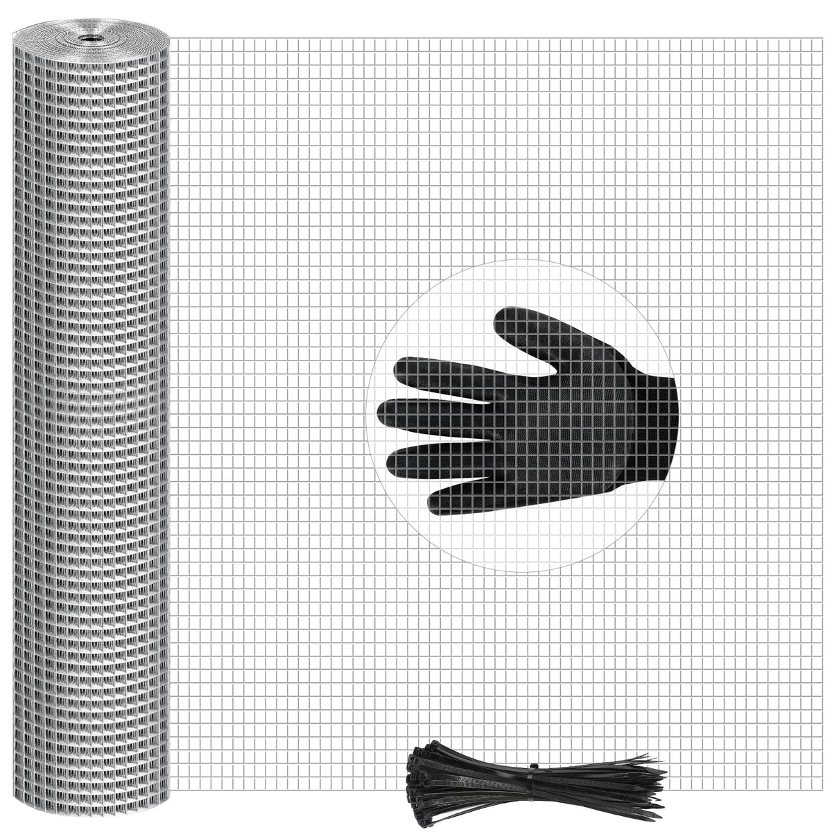 Laapee hardware cloth roll 48x100ft showing sturdy 3/4x3/4 in grid for fencing