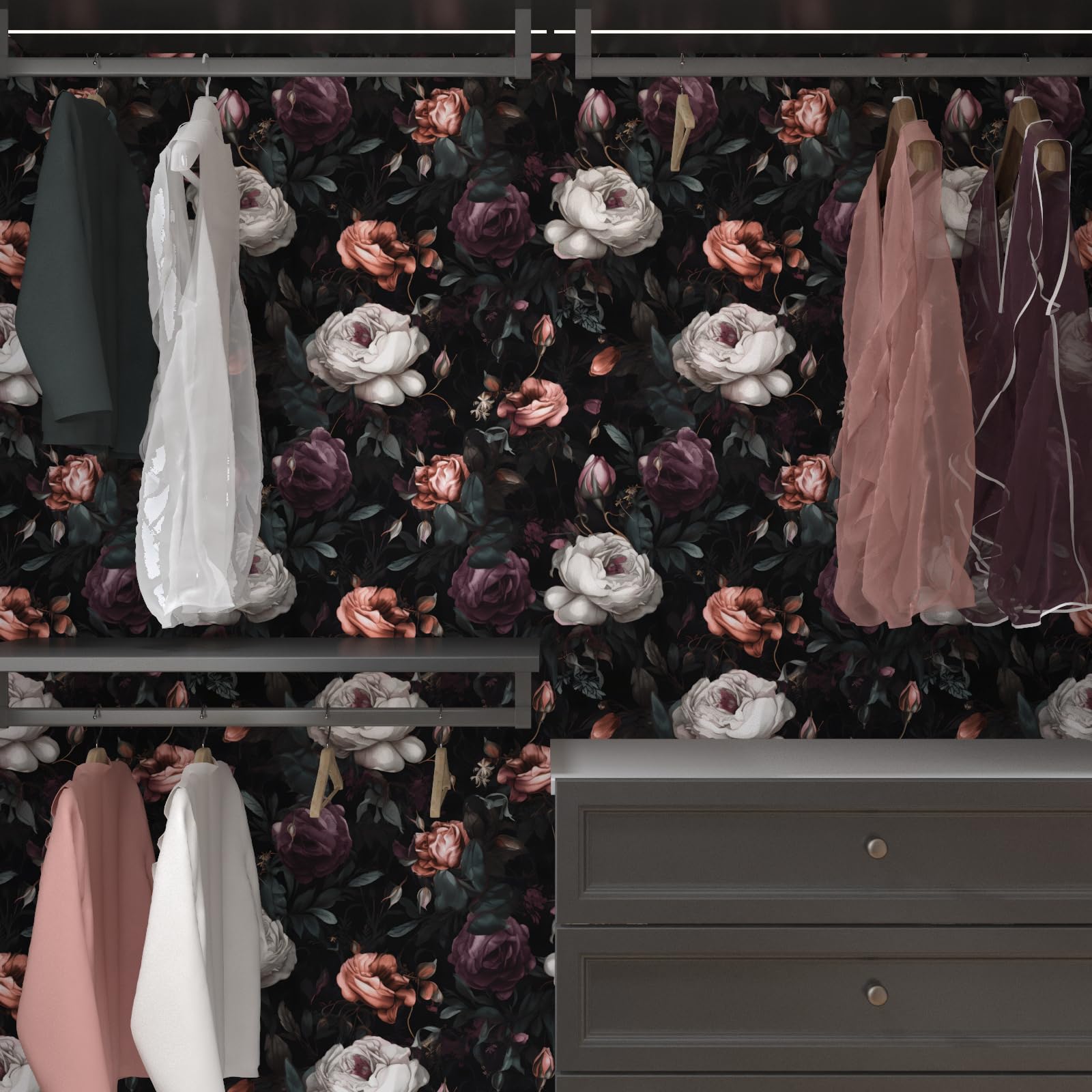 Laatse removable wallpaper enables DIY, scrap-free decorating.