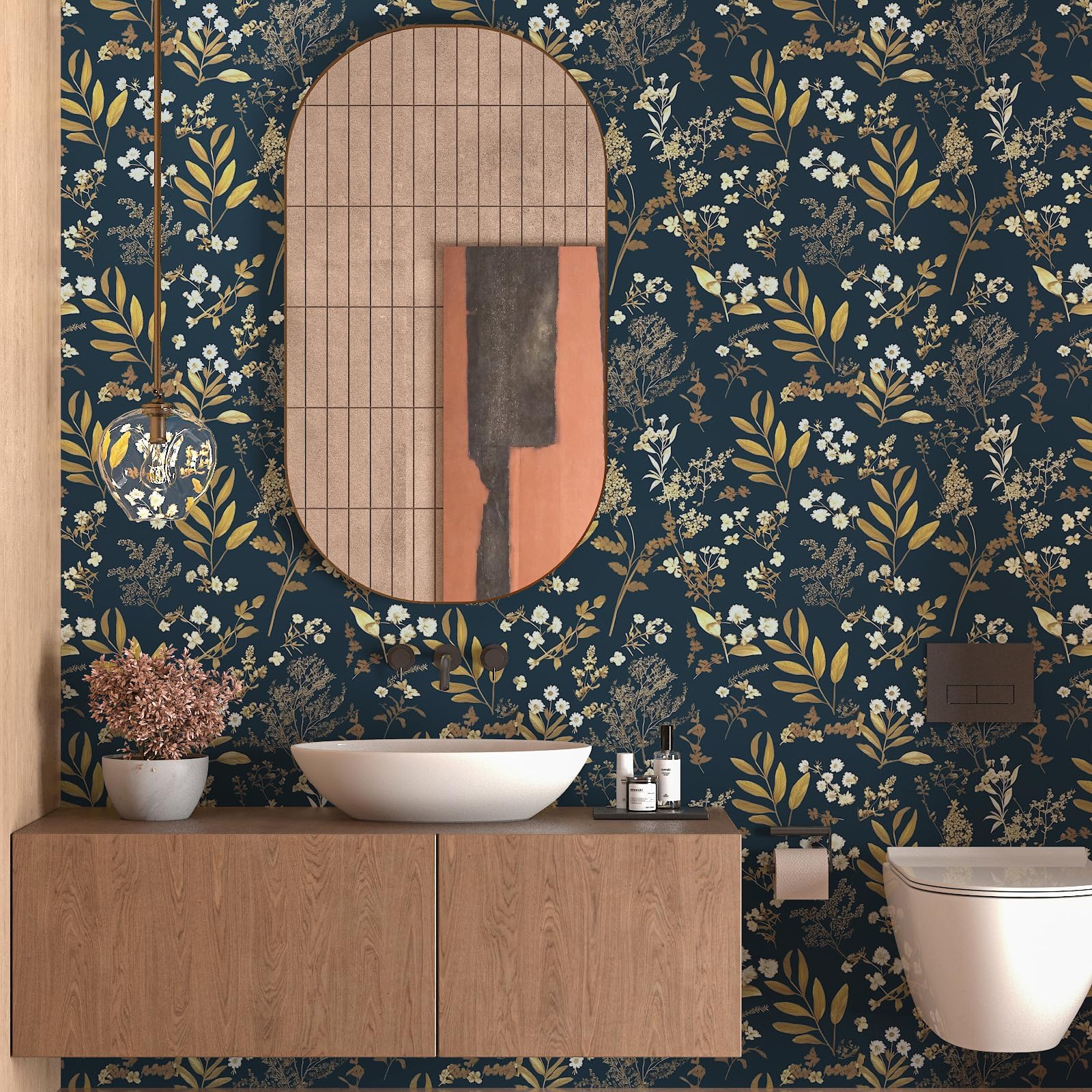 Laatse bathroom wall option with waterproof look and removable vinyl