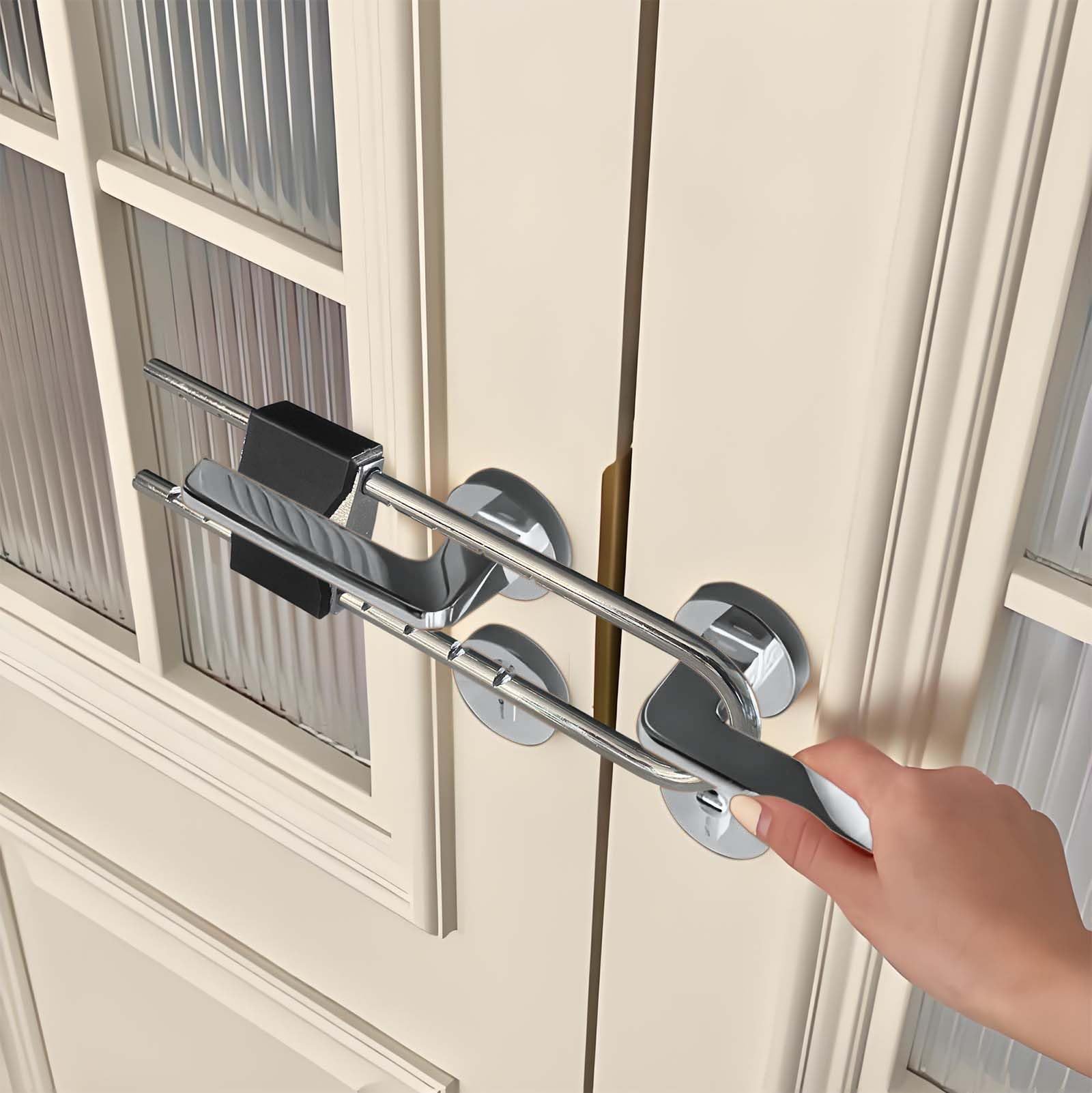 LABALABALA double door lock body with durable aluminum core for sturdy doors
