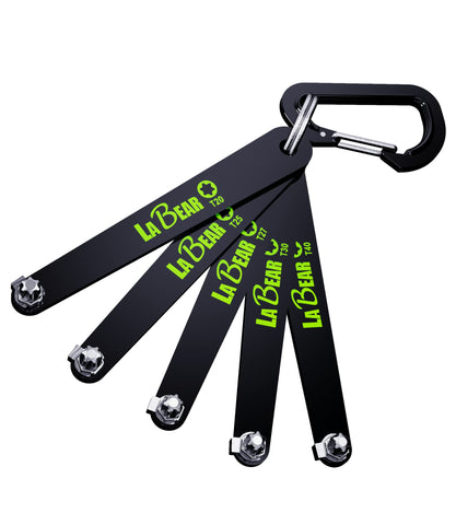 Labear low-profile torx set enables access to tight spaces.