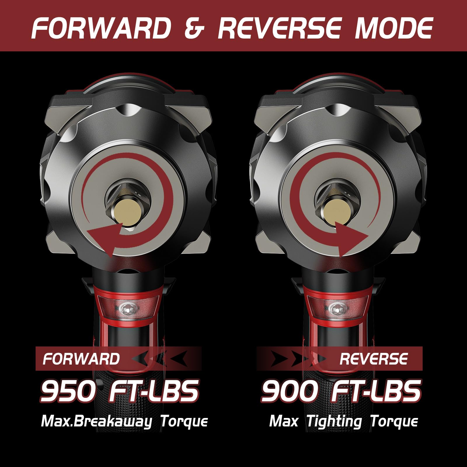 Labfintom Milwaukee 18V impact wrench cooling system helps prevent overheating