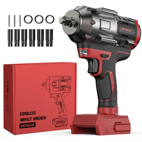 Labfintom Milwaukee 18V impact wrench kit box shows complete value package