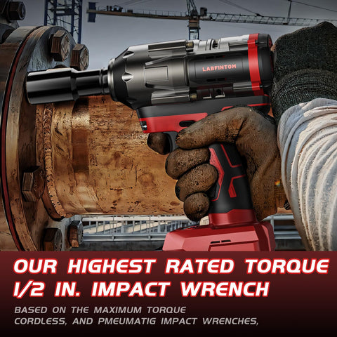 Labfintom Milwaukee 18V impact wrench LED light for dark workspaces