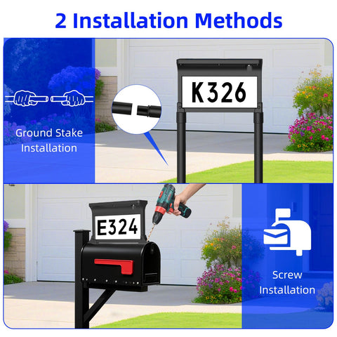Lacasa IP67 waterproof plaque withstands rain and snow.