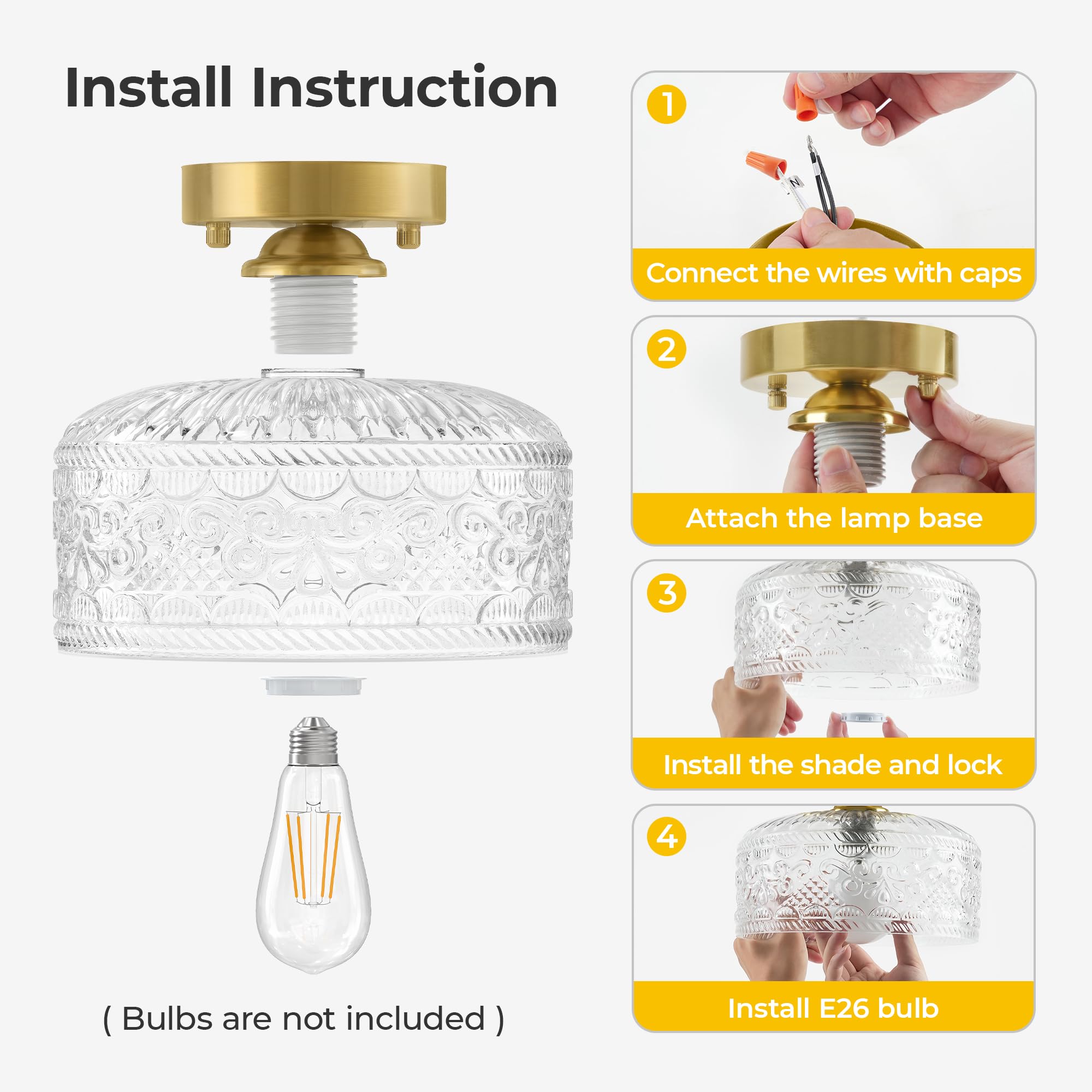 LACCEN versatile fixture suitable for kitchens, hallways, and living rooms