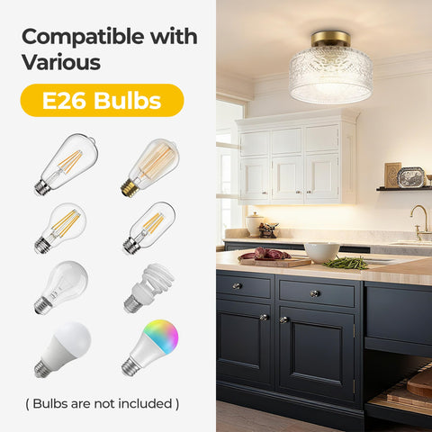 LACCEN gold base fixture showcasing modern industrial style in bedrooms or kitchens