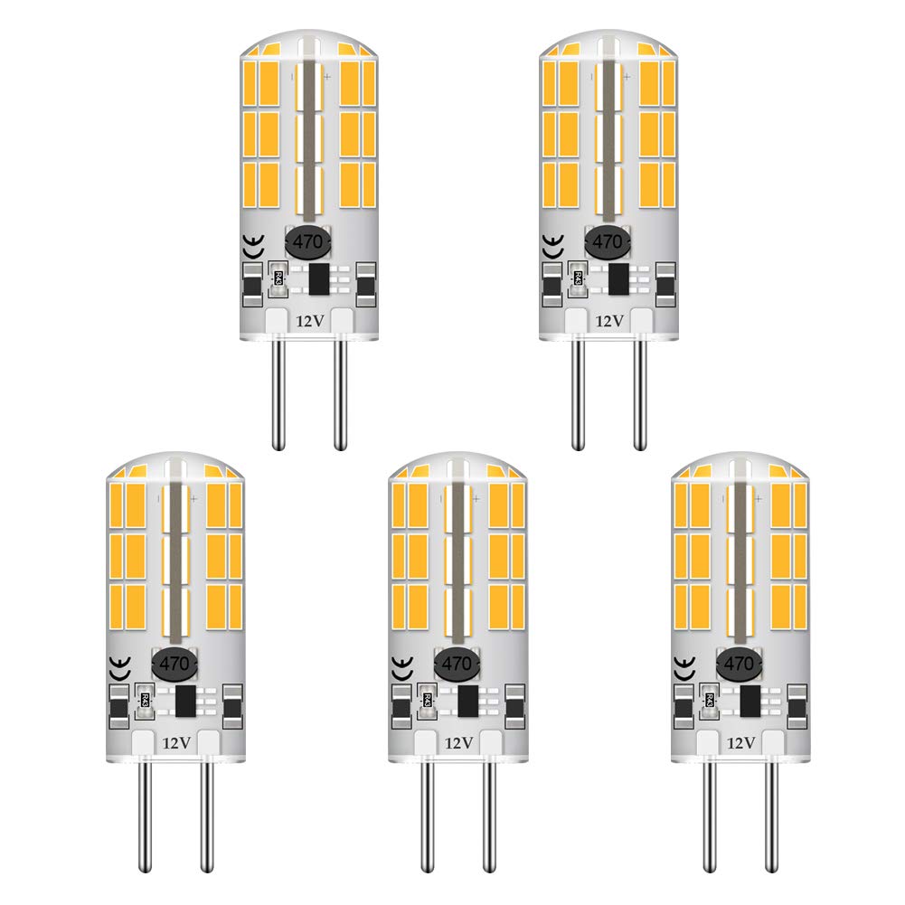 Lacnooe GY6.35 bulb delivers 360-degree illumination for even landscape lighting.
