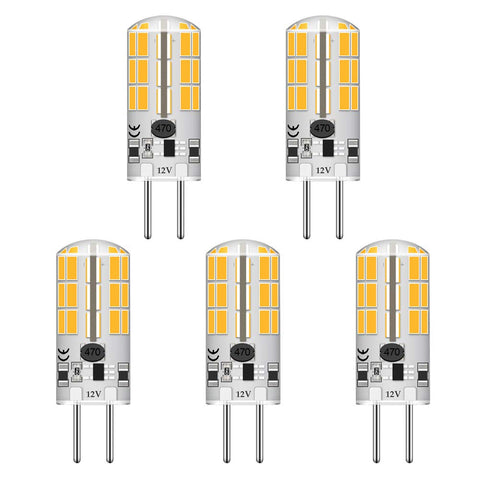 Lacnooe GY6.35 bulb delivers 360-degree illumination for even landscape lighting.