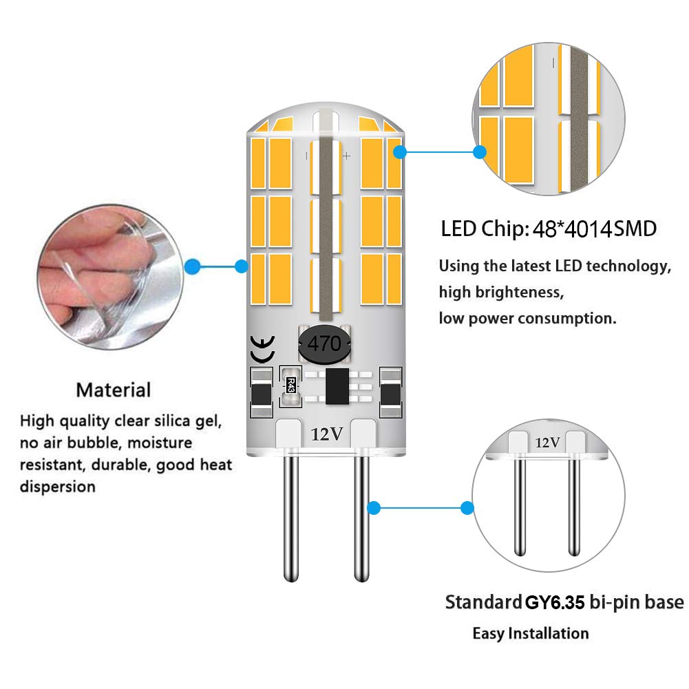 Lacnooe warm white 2700K-3000K LED for cozy outdoor ambiance.