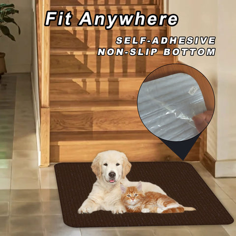 Lacut stair treads washable and stain-resistant for busy homes.