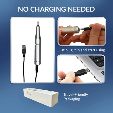 LadaBe USB Polishing Machine at home use demonstrates convenient home maintenance.