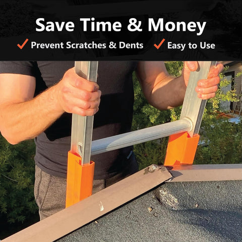 LADDER BODYGUARD corner protector shields fascia edges and metal capping from ladders.