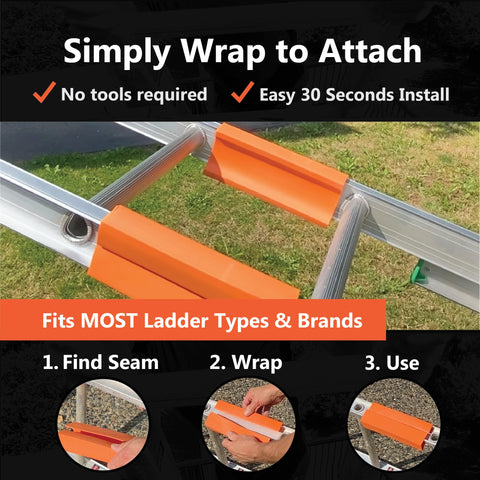 LADDER BODYGUARD universal-fit extension accessory works with multiple ladder types.