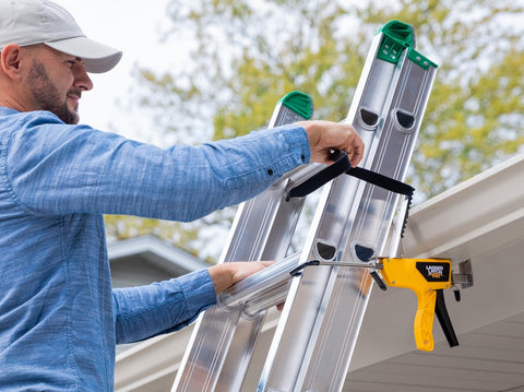 Ladder Latch Pro's lightweight design reduces fatigue during long jobs.