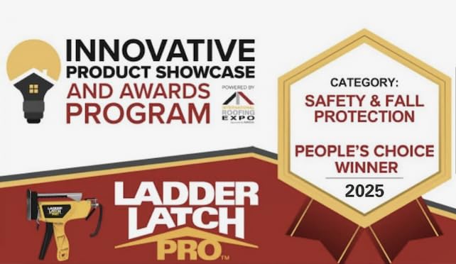 Ladder Latch Pro quick-installation demo highlights fast setup without tools.