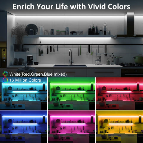 LAFULIT app control interface enables quick color changes from your phone.