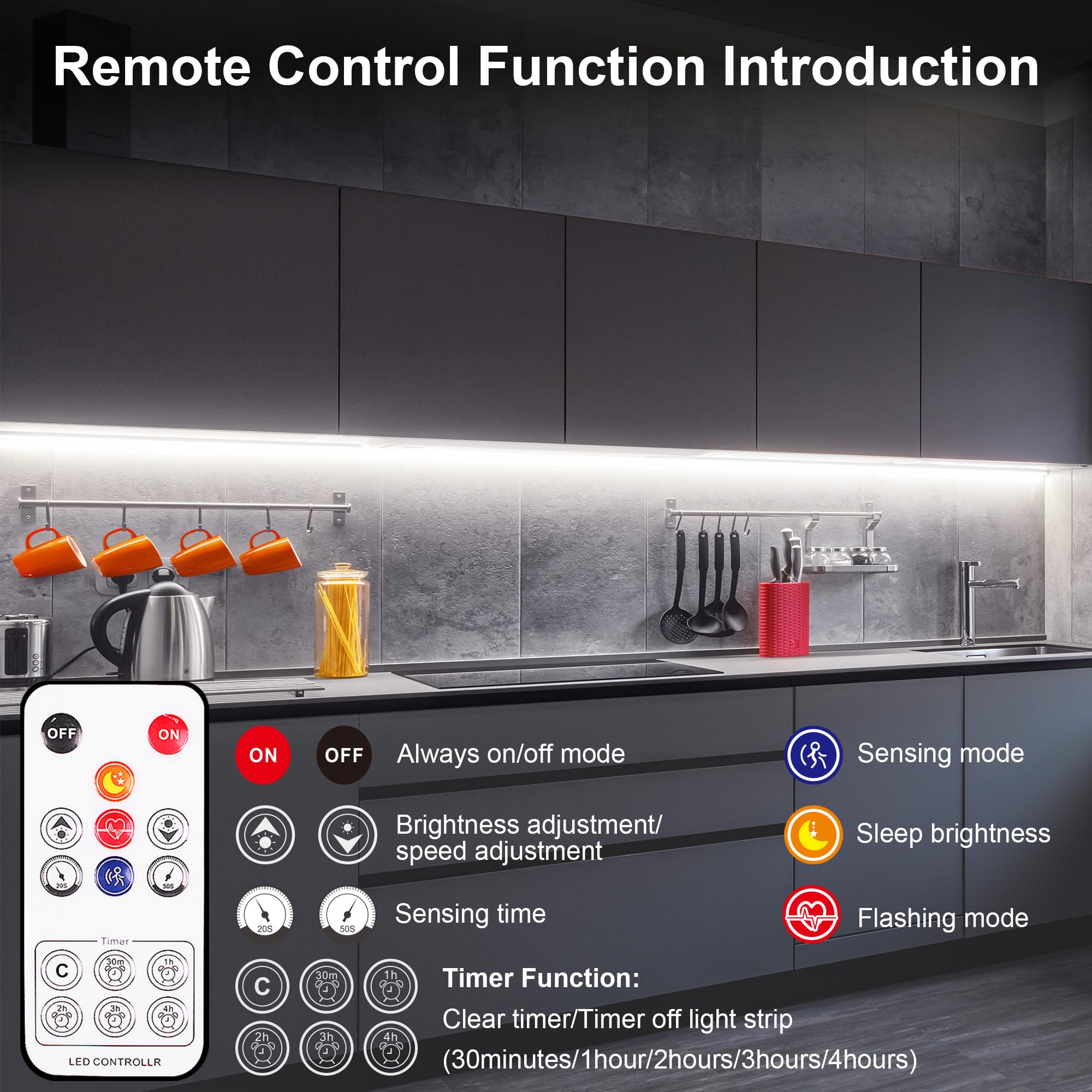 LAFULIT linkable strips bridge gaps in kitchens or closets for flexible layouts.