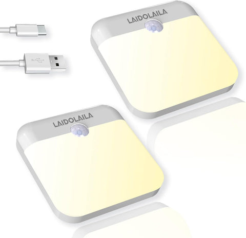 LAIDOLAILA magnetic night light 2-pack ideal for cruise cabins with easy mounting.