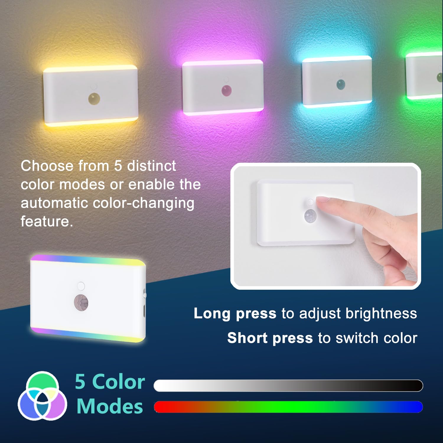 LAIDOLAILA USB-C rechargeable night light for long trips