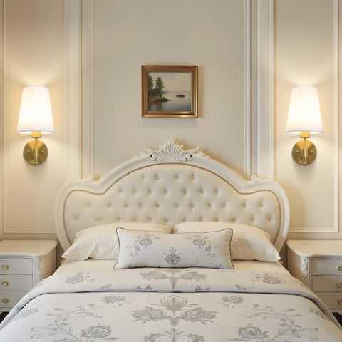 Laiebri gold finish lighting suits bedrooms, hallways, and living rooms.