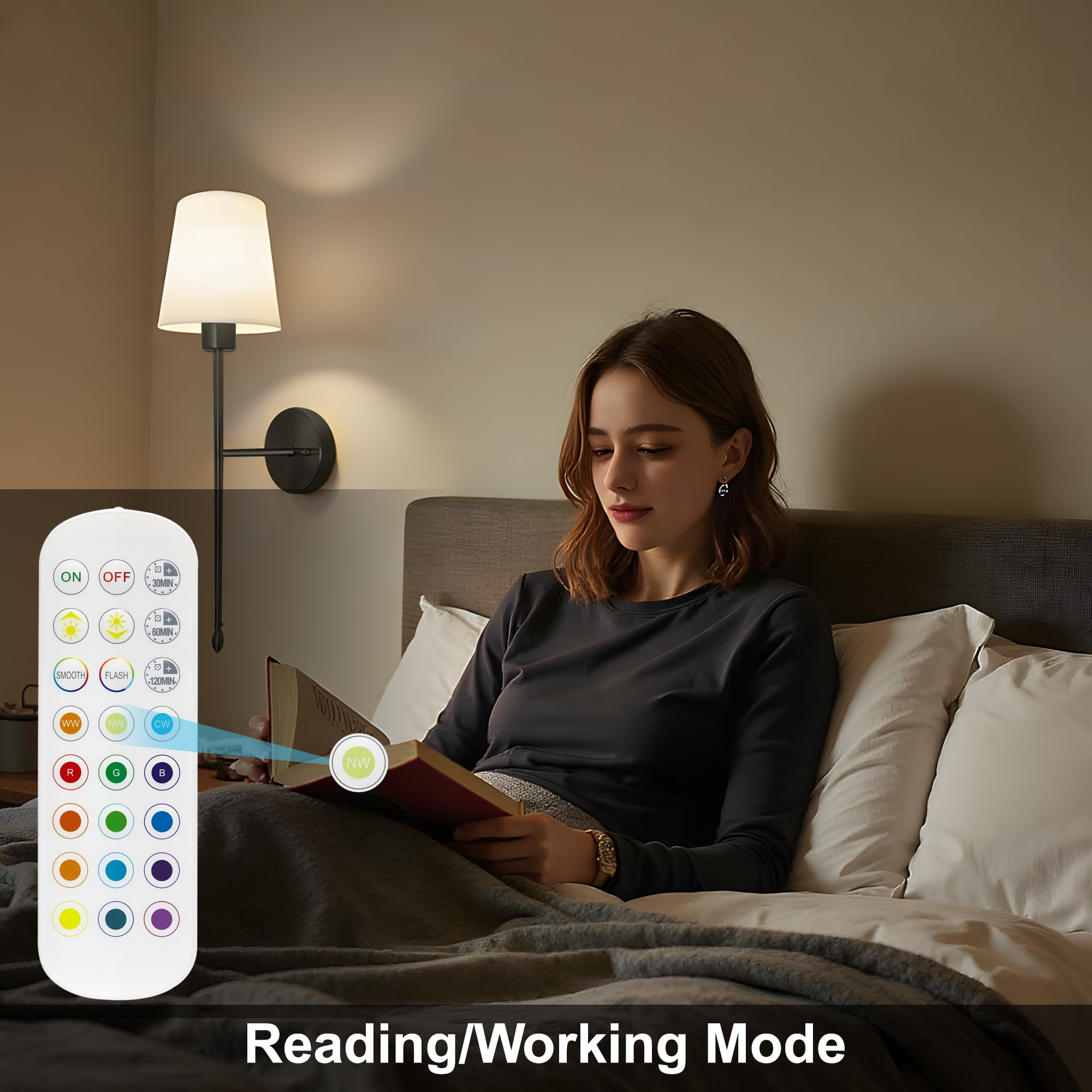 Laiebri memory function recalls last brightness and color settings.