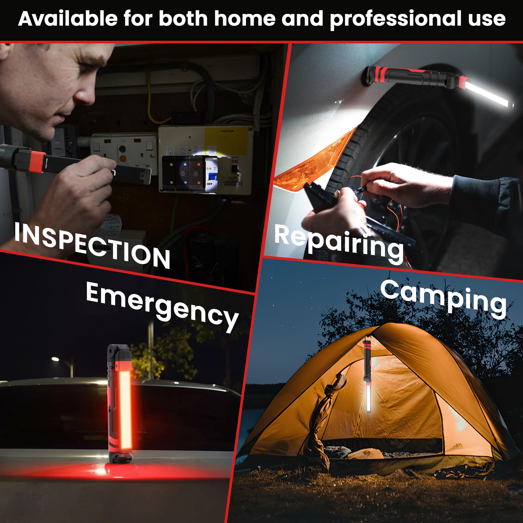 LAIMITTOS durable aluminum shell designed for heat dissipation