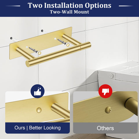 Lairuier brushed gold stainless steel construction for durable daily use