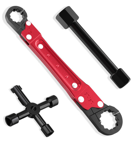 LAISGOO angle stop wrench front view showing compact design for easy access